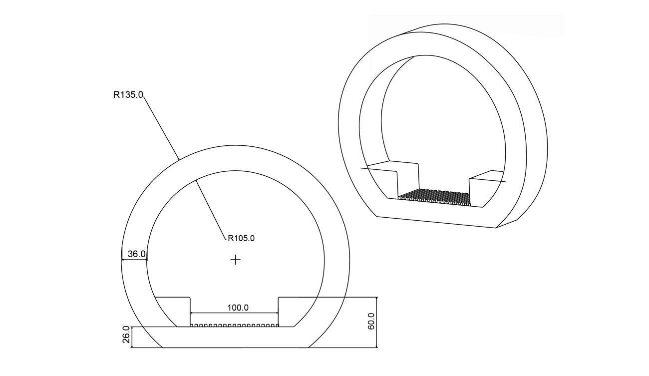 Cabina modular circular