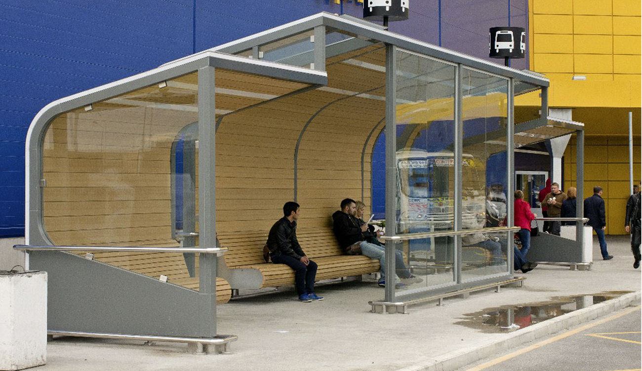 Parada de Autobús Inteligente Trío